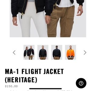 MA-1 Flight Jacket Navy Alpha Bomber